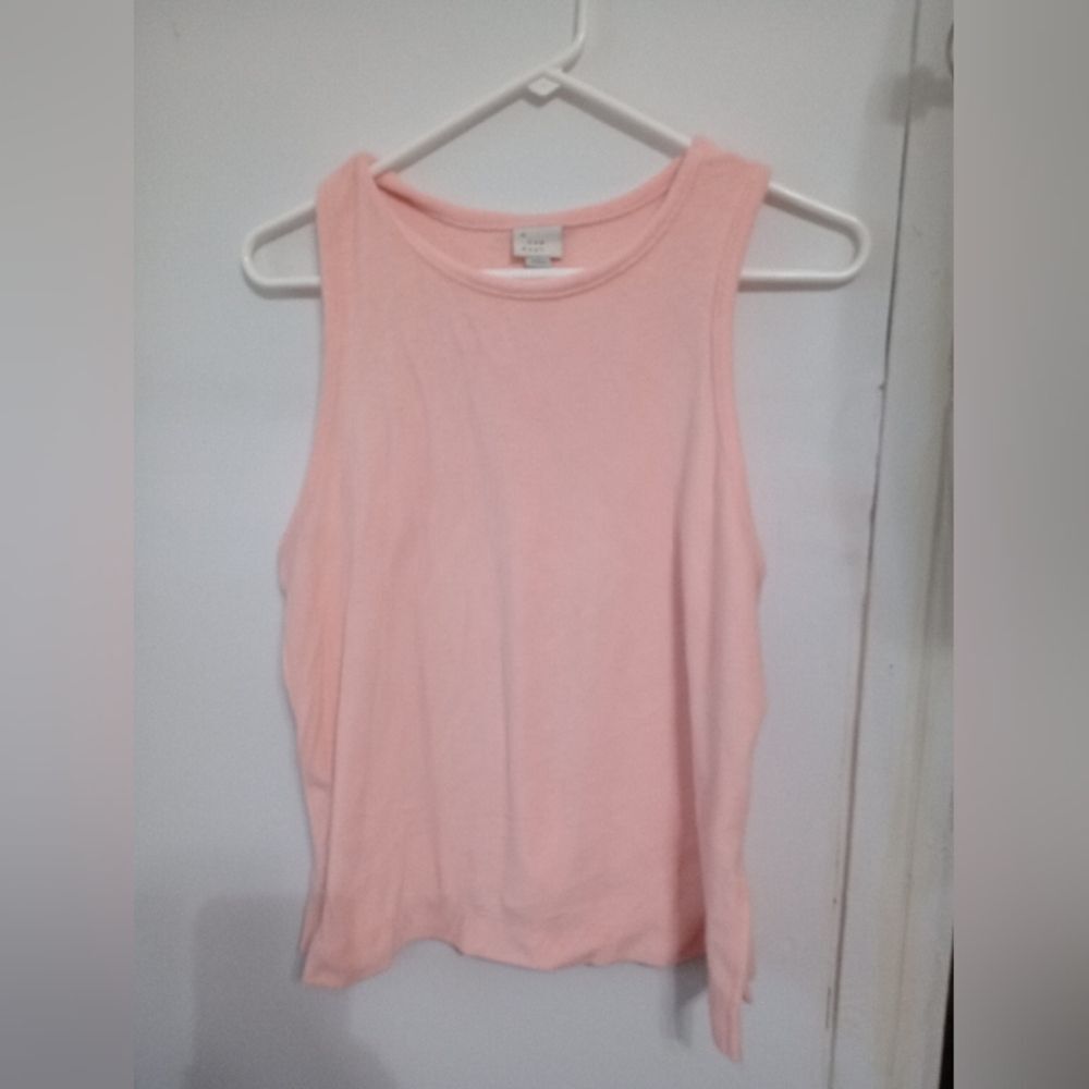 A new day medium women's tank top peach NWOT